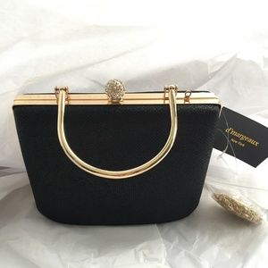 D'margeaux black mini bag